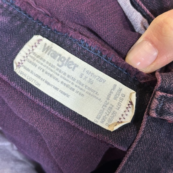 Vintage Wrangler Plum Colored Jeans - Picture 5 of 8